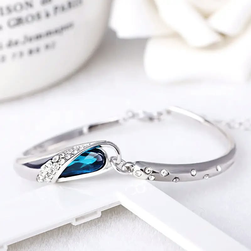 Blue crystal Bangel