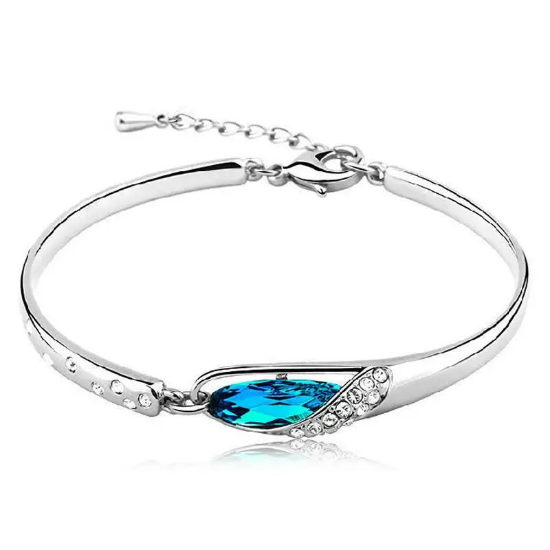 Blue crystal Bangel